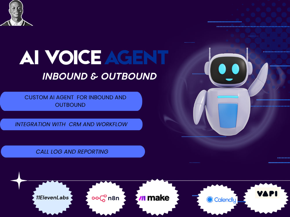 AI Voice Agent for Inbound & Outbound Calls with Vapi & ElevenLabs | Upwork