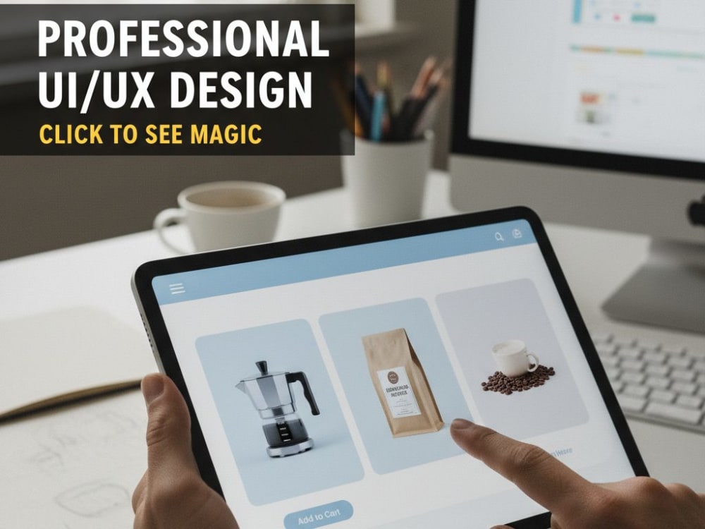A modern, User-friendly, conversion-focused UI/UX for web and mobile ...