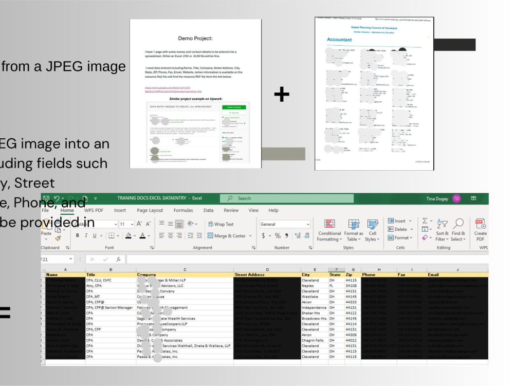 Professional and 100% Accurate and Clean Data Entry / Admin Support ...