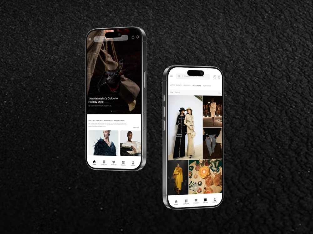 Mobile App UI/UX Design for Digital Fashion Magazines | Figma | Upwork