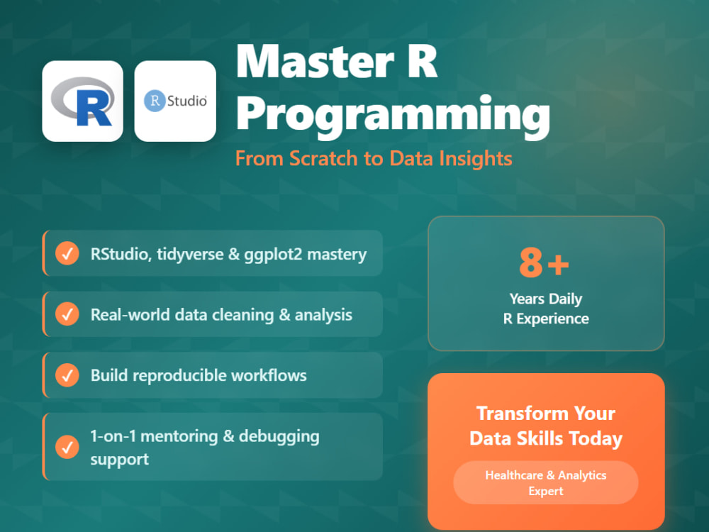 Step-by-Step R Programming & Data Analysis From Scratch | Upwork