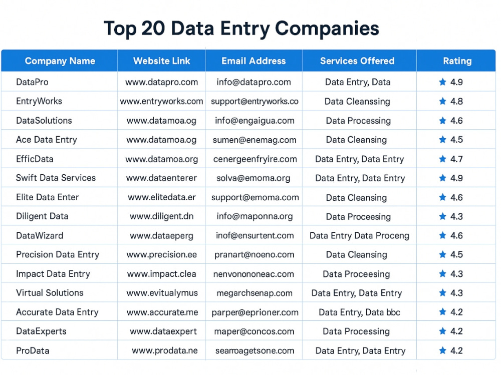I will do accurate data entry, typing, and Excel work professionally ...