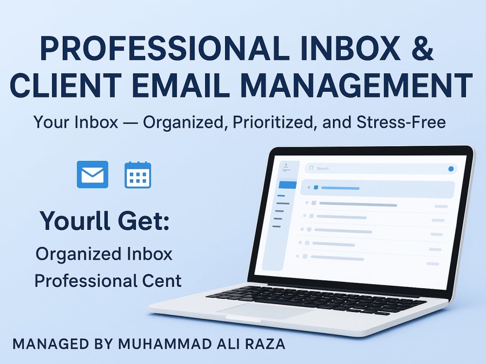 Professional inbox & client email management | Organized inbox & follow ...