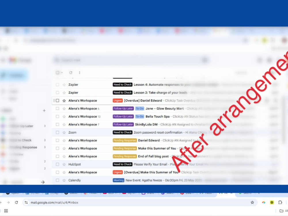Inbox Organization for Founders & Coaches | Upwork