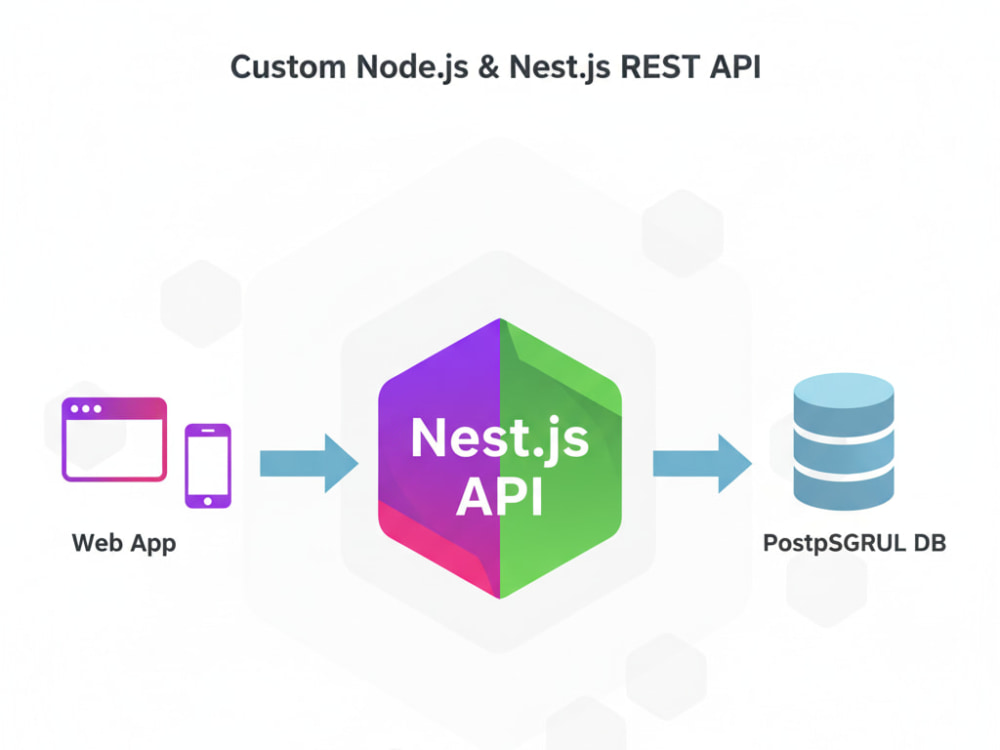 A custom Node.js and Nest.js REST API for your application | Upwork