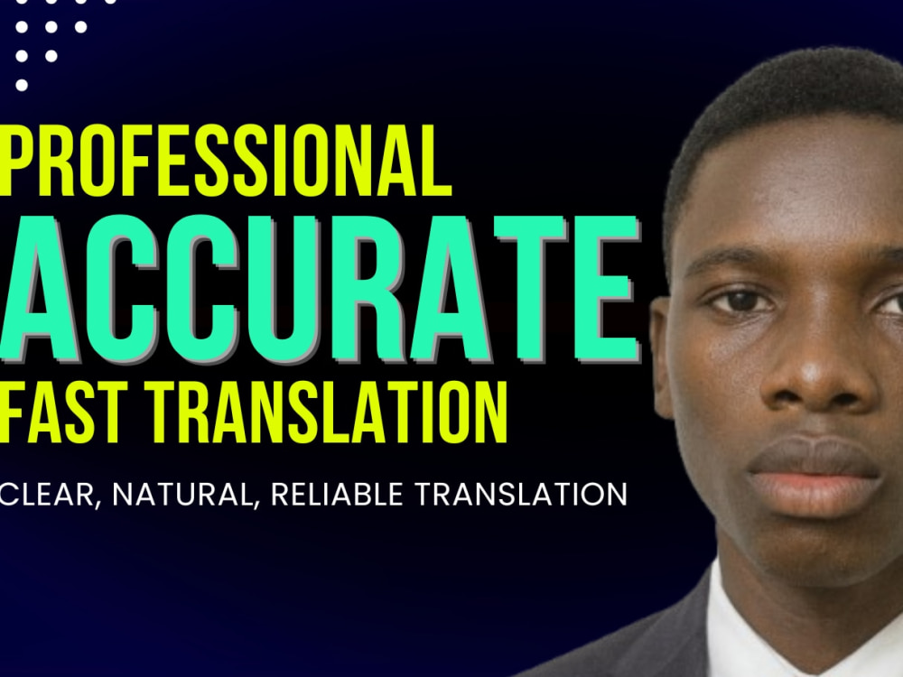 Professional Translation Service | Accurate & Fast Delivery | Upwork