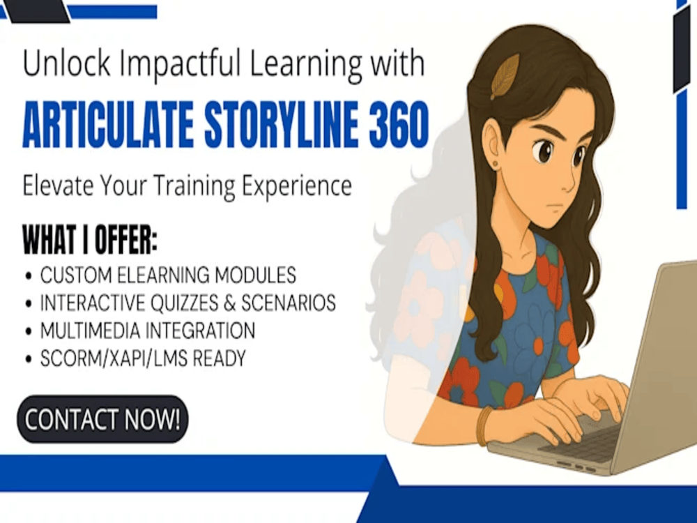 A fully interactive eLearning module in Articulate Storyline or Rise ...