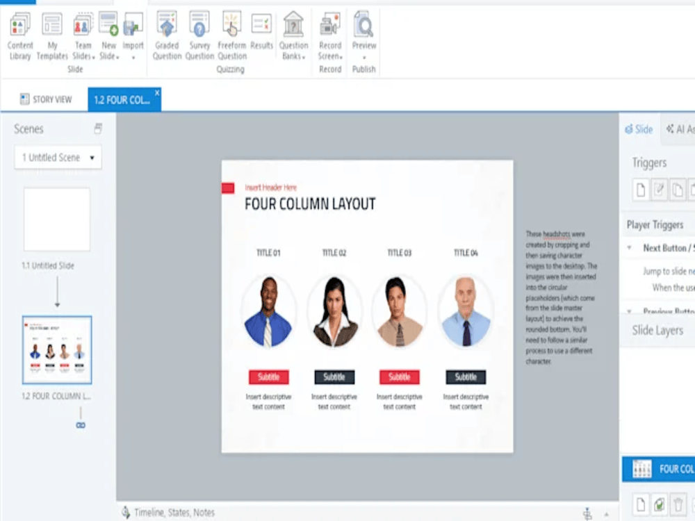 A fully interactive eLearning module in Articulate Storyline or Rise ...