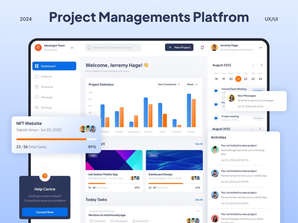SaaS UI/UX Design Expert | Dashboard UI/UX & SaaS Dashboards | Upwork