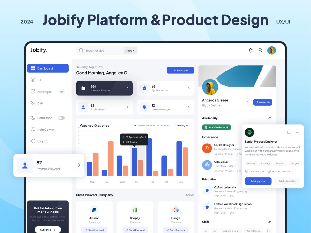 SaaS UI/UX Design Expert | Dashboard UI/UX & SaaS Dashboards | Upwork