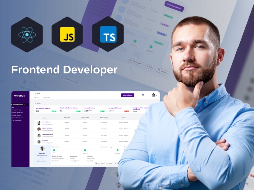 Frontend Developer | Full-stack React Developer | frontend react | Upwork