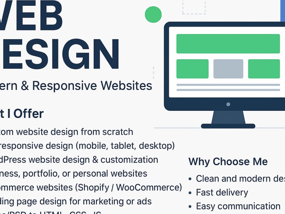 Modern Business Website Design Using HTML, CSS & JS | Upwork