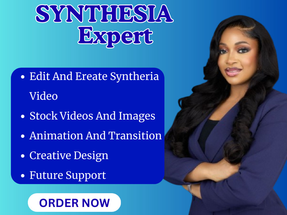 Ai online course elearning or explainer video with synthesia or heygen ...