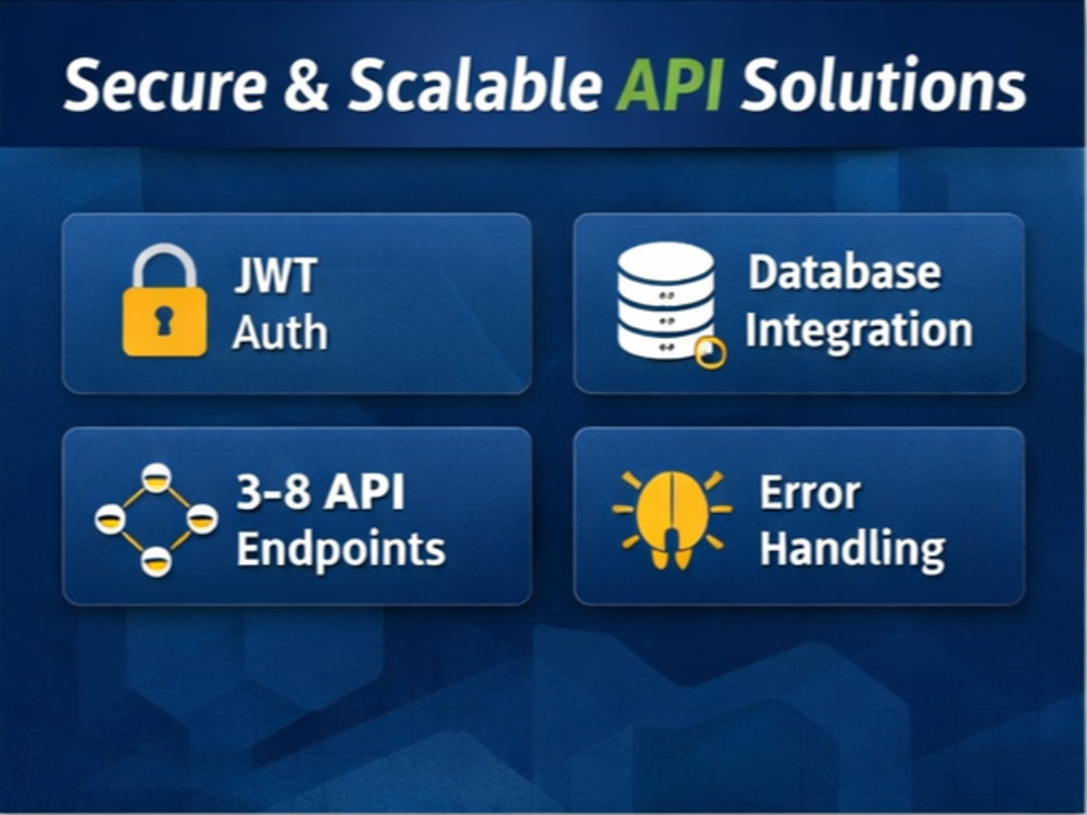 A secure and scalable REST API built using Java or Node.js | Upwork