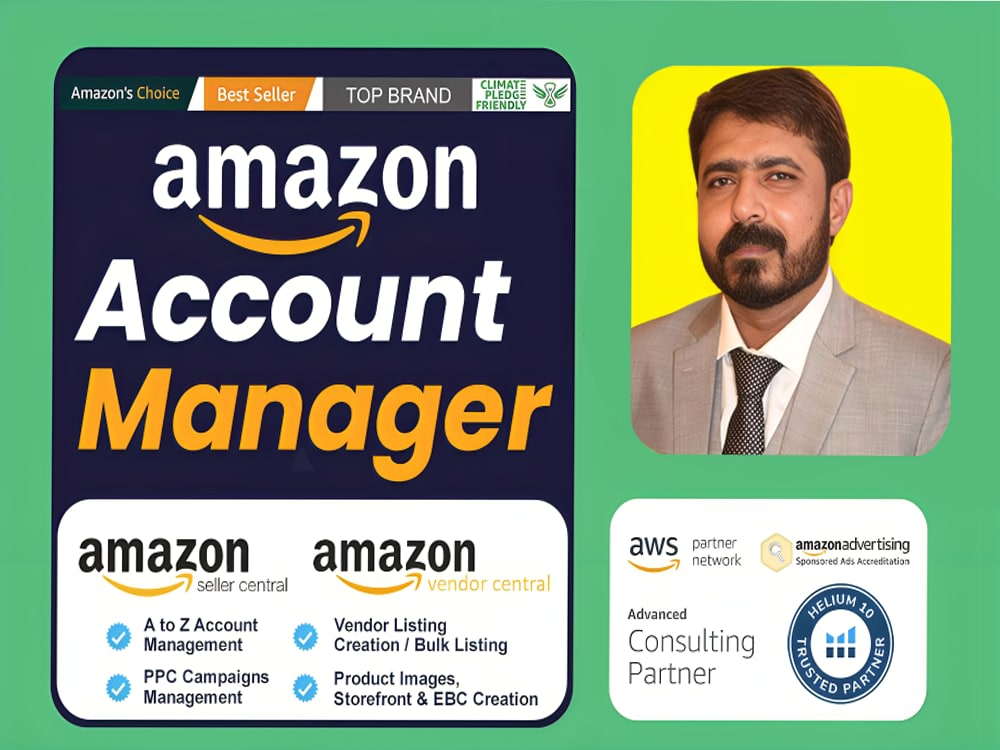 Full Amazon Account Management | Seller & Vendor, FBA & Storefront | Upwork