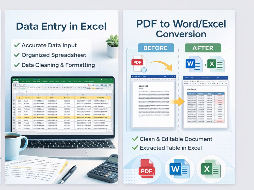 Fast and accurate data entry | Upwork