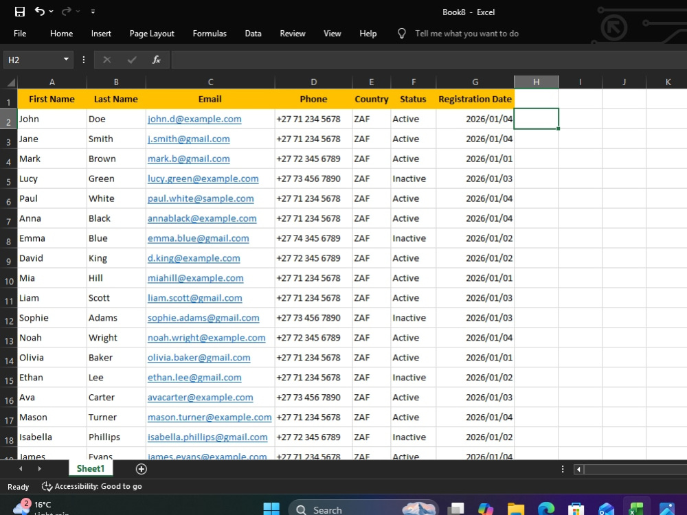 Clean, accurate data entry and spreadsheet cleanup | Upwork