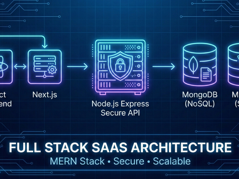 A secure Full Stack Web App or SaaS using MERN Stack | Upwork