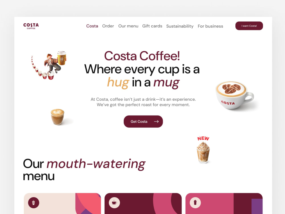 Visual Appealing Web Design Example Visually appealing and functional design for your website | Upwork