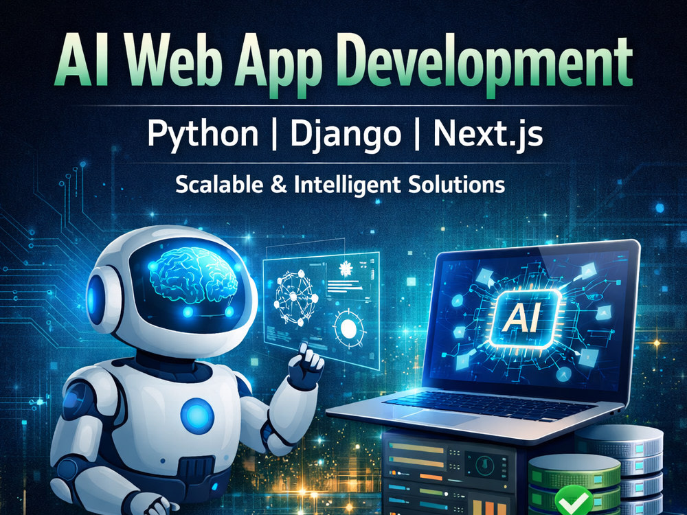 An AI Web App Development | Python, Django, Next.js, Scalable Solutions ...