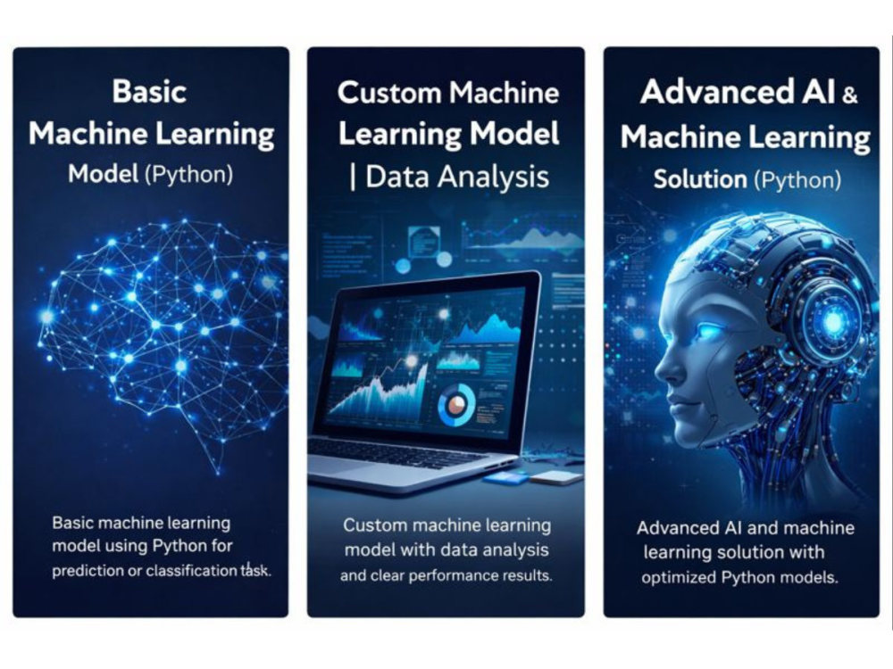 Custom AI & Machine Learning Model Development Using Python | Upwork