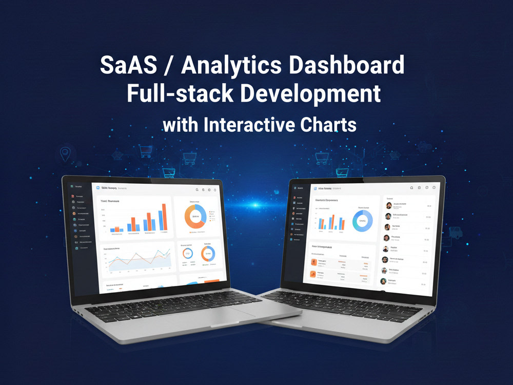 A SaaS Analytics Dashboard with Charts & User Management | Upwork