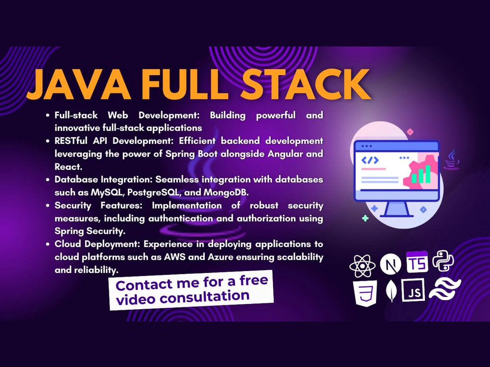Full Stack Java Spring Boot | Spring Core & Security | AI | Kafka |REST ...
