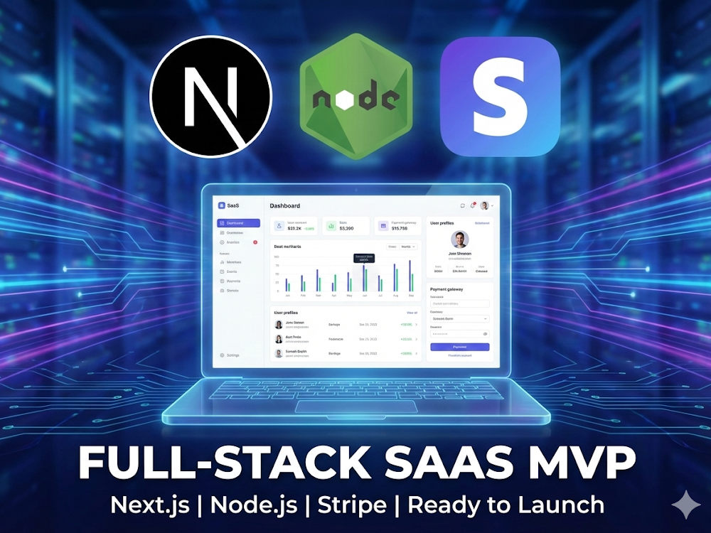 An AI-Powered Full Stack Web App or SaaS MVP | Upwork