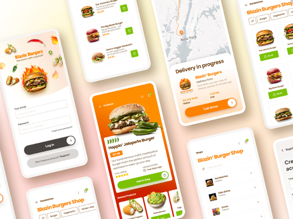 Figma Food Delivery App UI UX Design | Restaurant & Ordering App | Upwork
