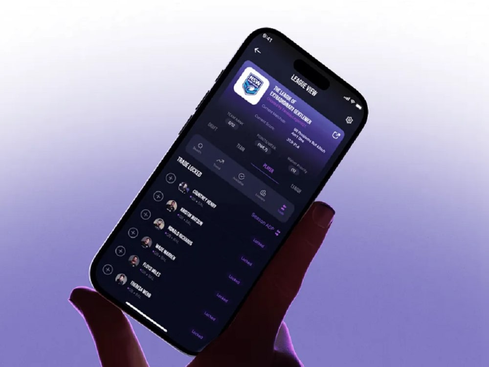 A modern fantasy sports or live score app UI UX design for Mobile and ...