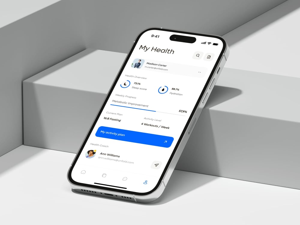 Mobile App Design Health | Healthcare App UI/UX Figma | Health Mobile ...