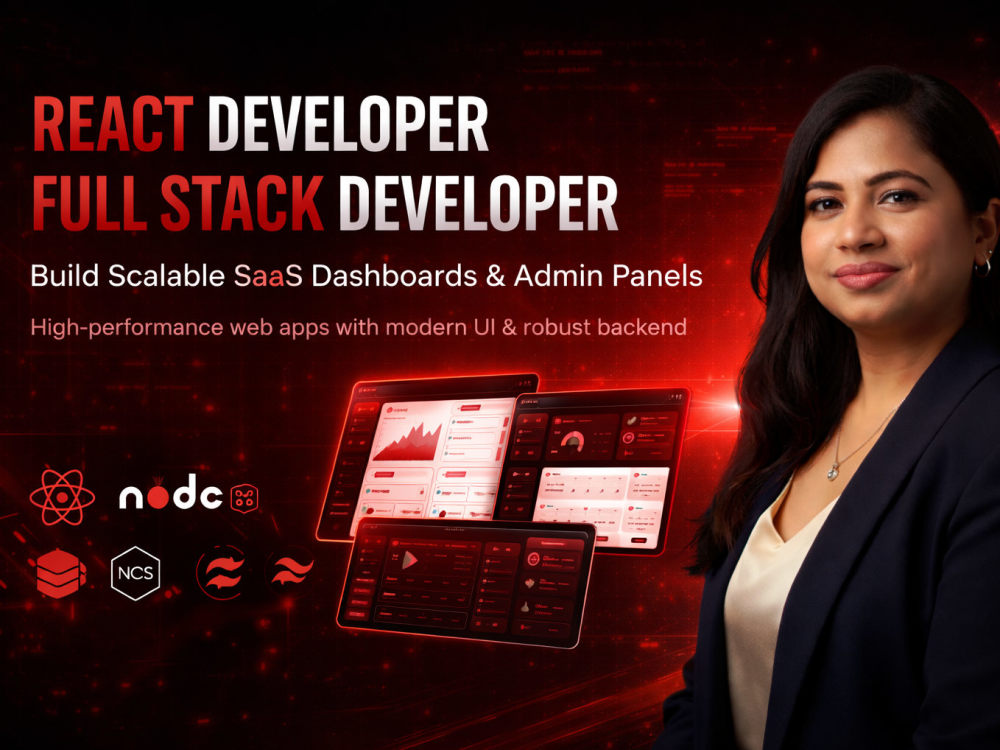 React Developer | Full Stack Developer for SaaS Dashboard or Admin ...