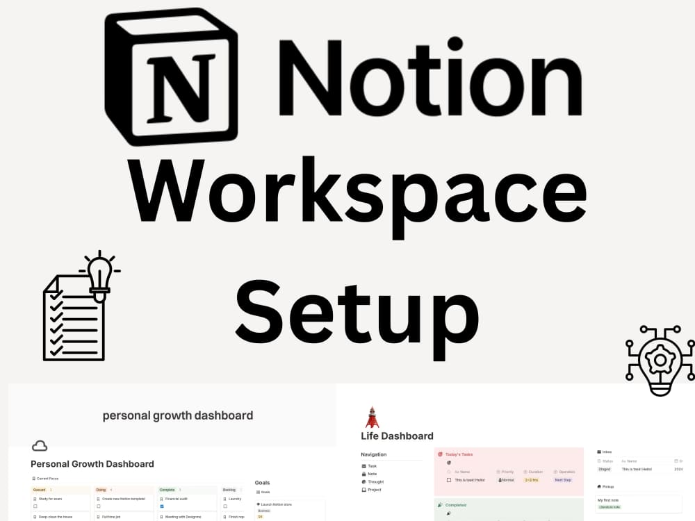 Notion Workspace Setup for Founders and Small Teams | Upwork