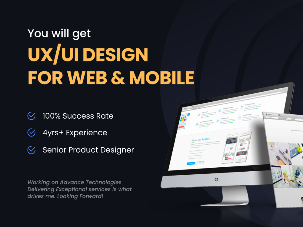 Pro Ui Design A professional UI/UX design for your website | Upwork