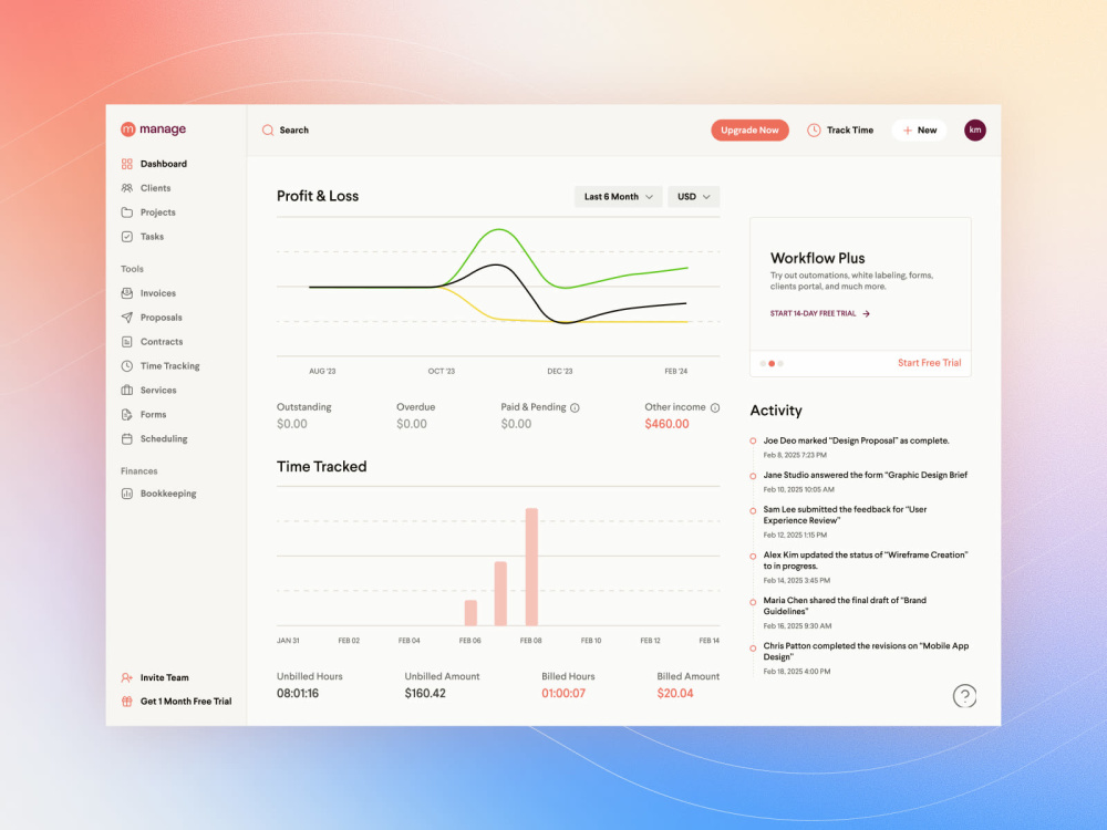UI UX Design — SaaS, Dashboard, Web App | Upwork