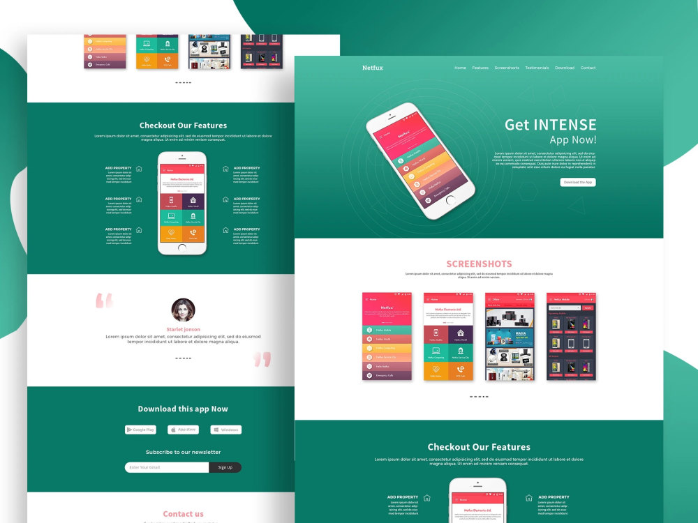 A responsive frontend website using HTML CSS JS and React | Upwork