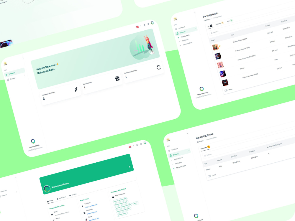 Web admin panel, dashboard or portal | Upwork