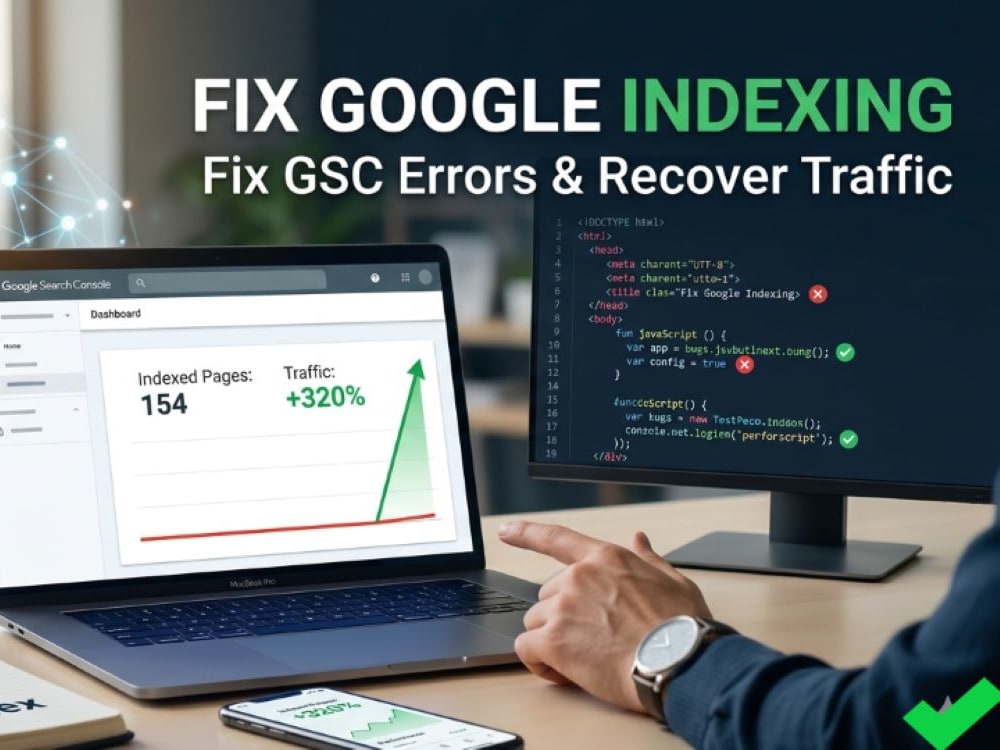 I will diagnose and fix your Google Search Console Indexing errors | Upwork