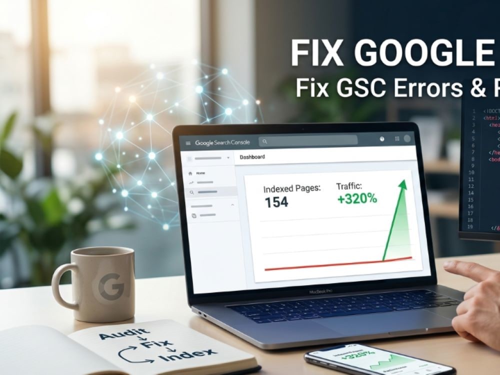 I will diagnose and fix your Google Search Console Indexing errors | Upwork