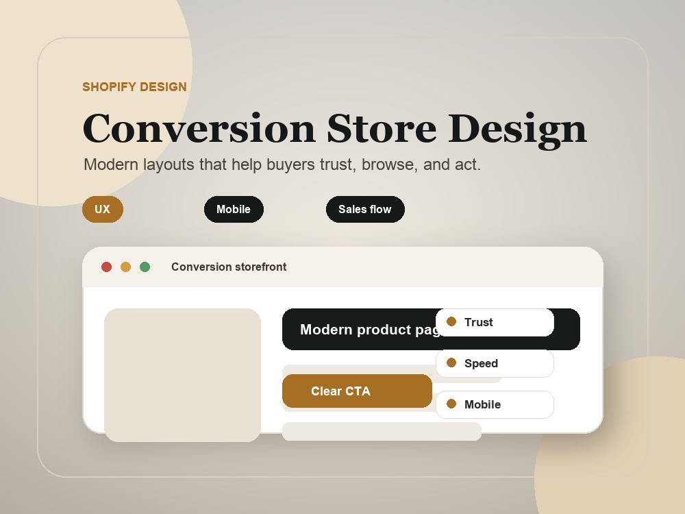 I will redesign your Shopify store for a modern conversion-driven look ...