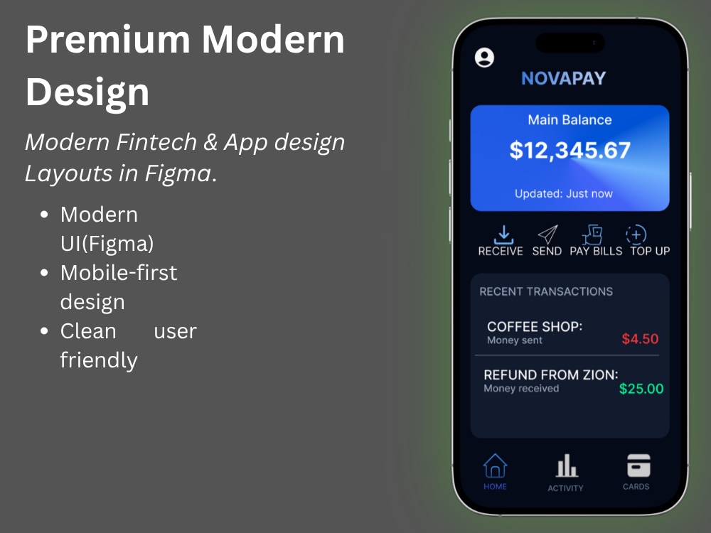A premium, high-fidelity mobile app UI/UX design in Figma. | Upwork