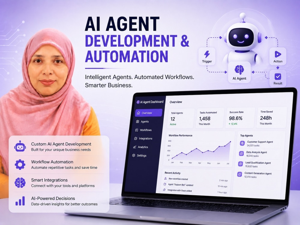 AI Agent Developer | Workflow Automation, AI Bots & Smart Integrations ...
