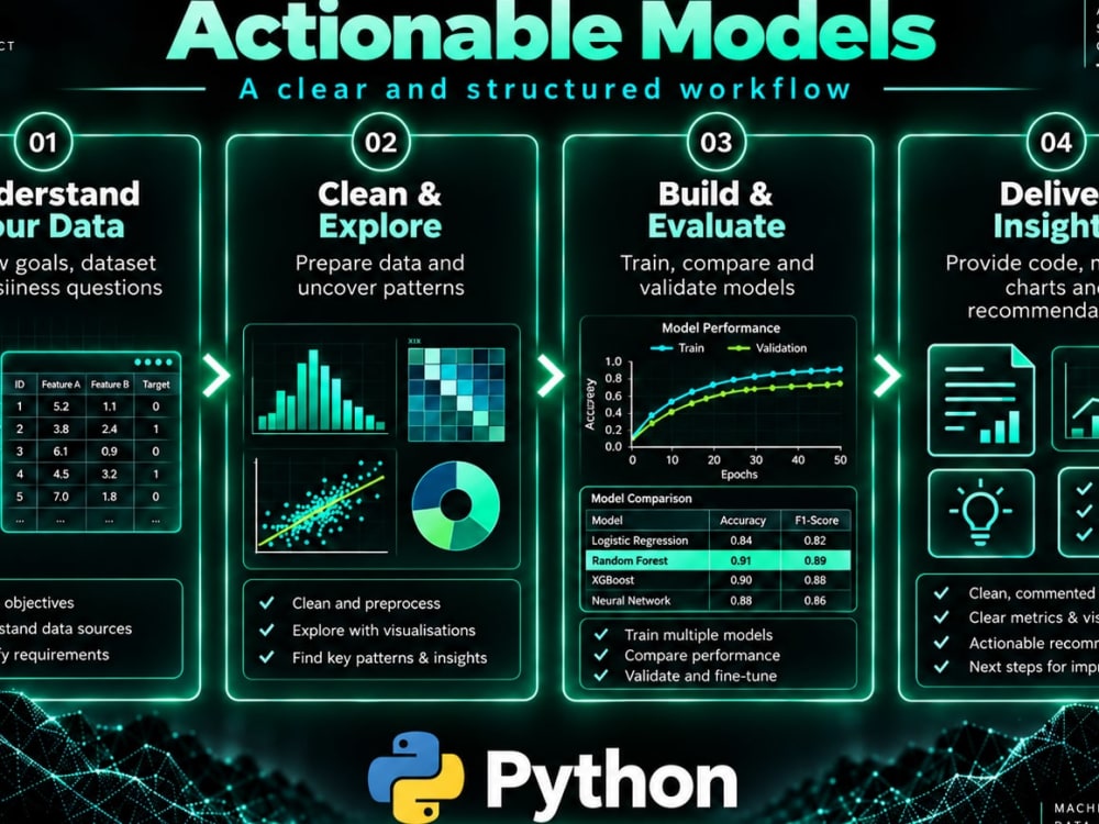 An analysis of your data and build a Machine Learning model in Python ...