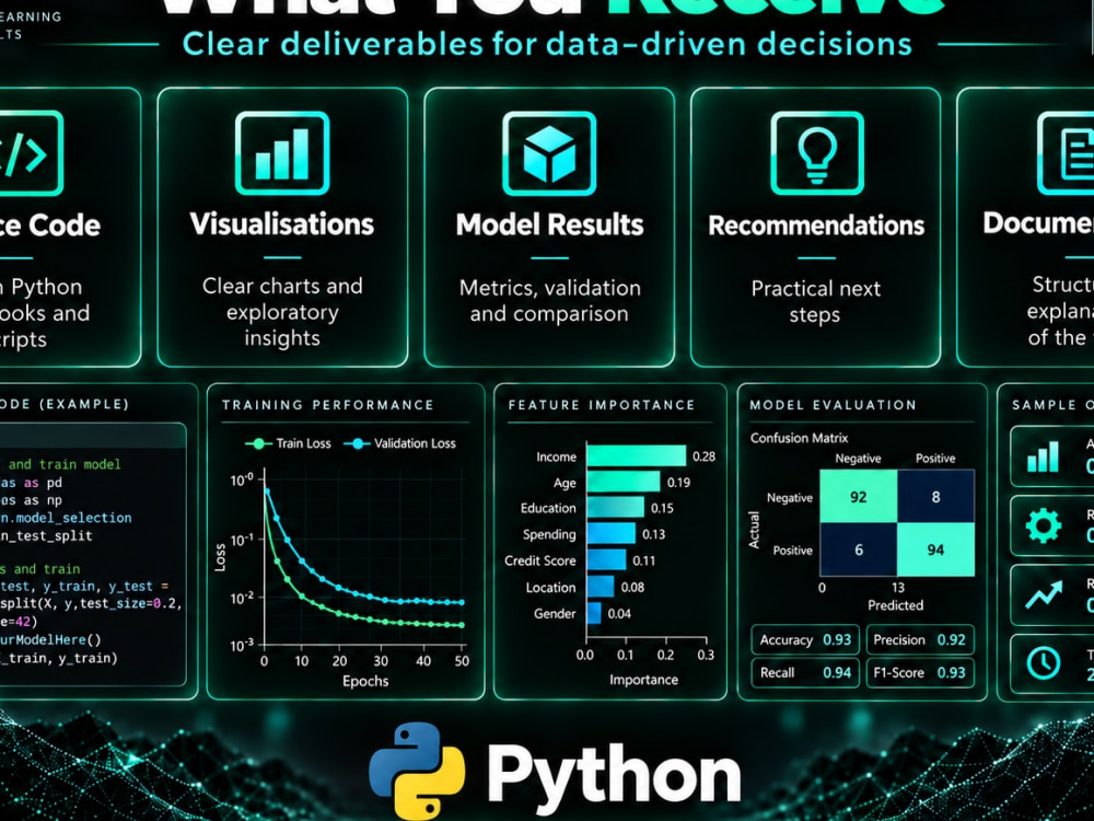 An analysis of your data and build a Machine Learning model in Python ...