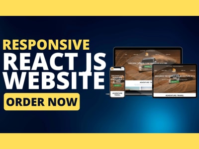 Responsive and fast web application developed on React JS.