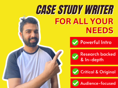 Thoroughly researched case study analysis, research writing, and summaries.