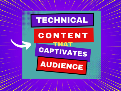 Polished and engaging technical content that captivates your audience