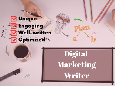 SEO Optimized Digital Marketing Blog Posts or Articles.
