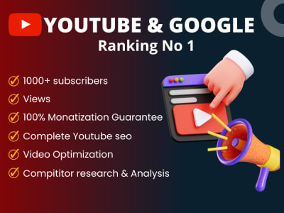 Youtube Seo and Videos optimization to rank on Youtube & Google