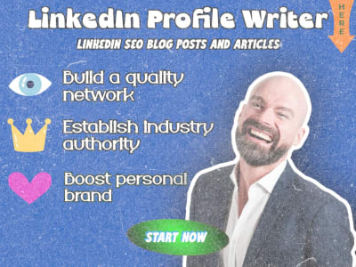 A LinkedIn content writer to expand your business network